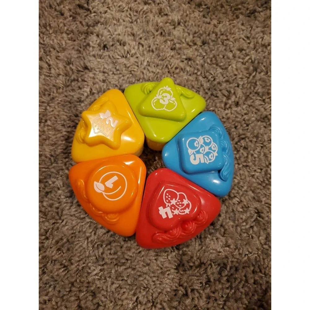 Leap Frog Musical Rainbow Tea Party Cake Slice Replacement Toys Toddler Food Lot